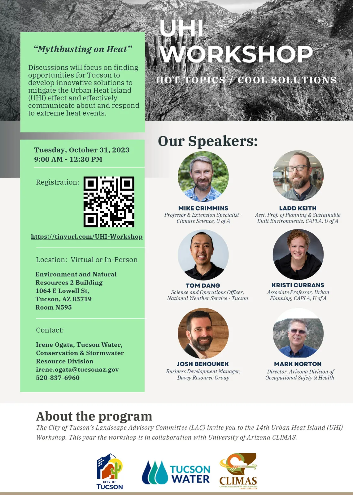 UHI Workshop Flyer